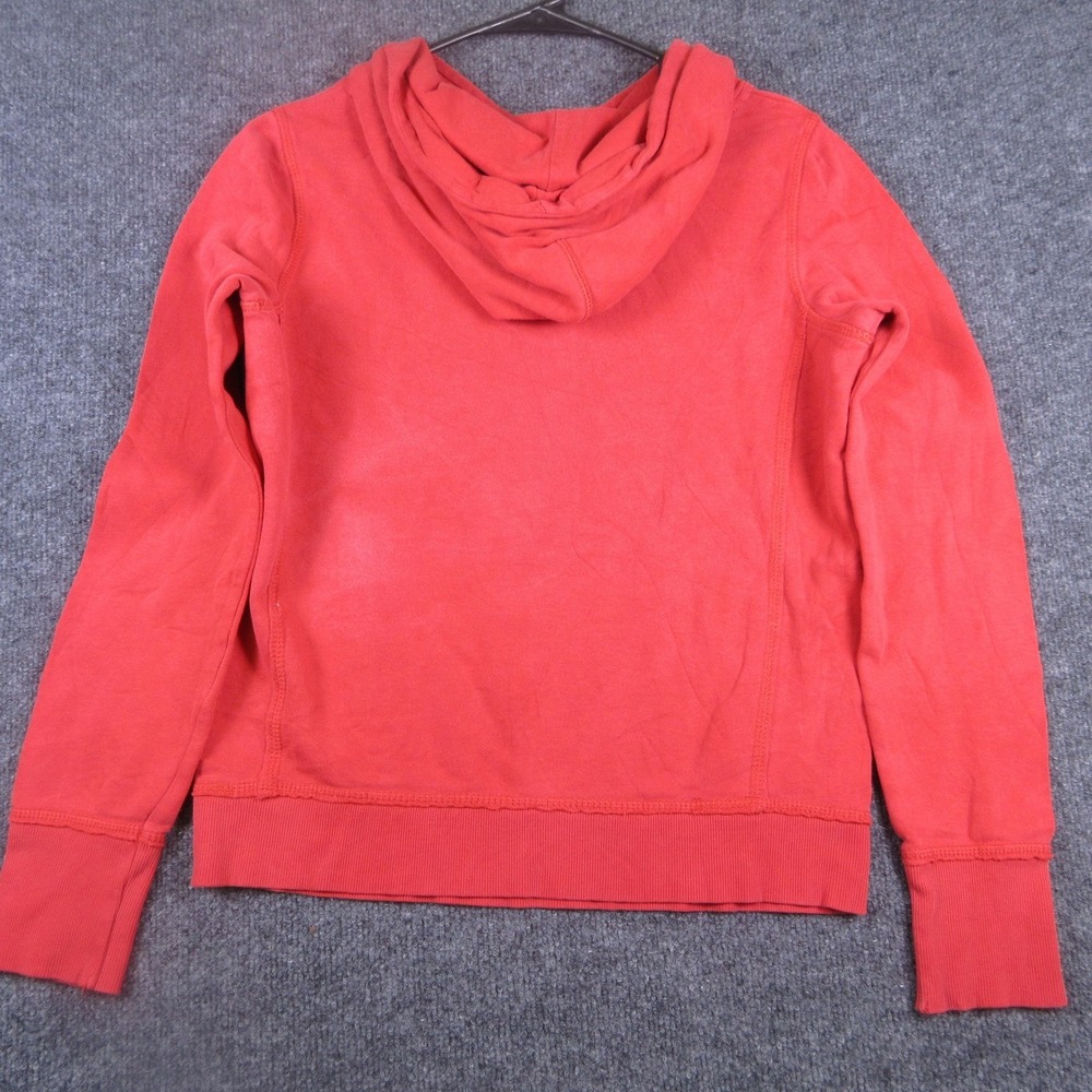 Y2K American Eagle Outfitters Hoodie Womens Small Red Graphic Pullover Logo 77 - Picture 2 of 8